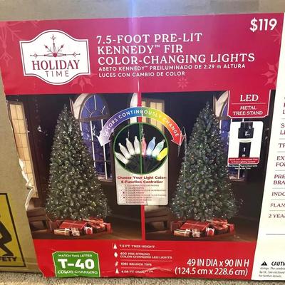 7.5 Ft Christmas Tree Pre-Lit