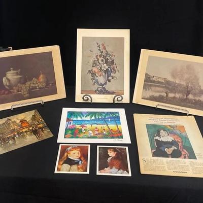 Collection Of Assorted French And Spanish Prints And Booklets
