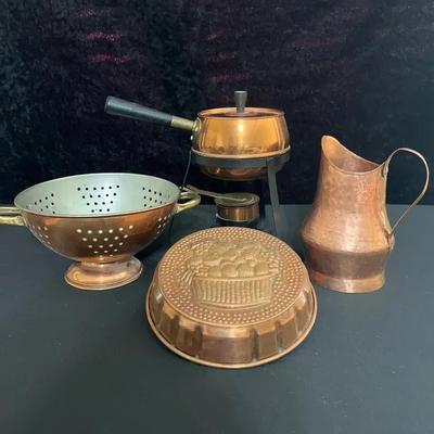 Vintage Copper Kitchen Items