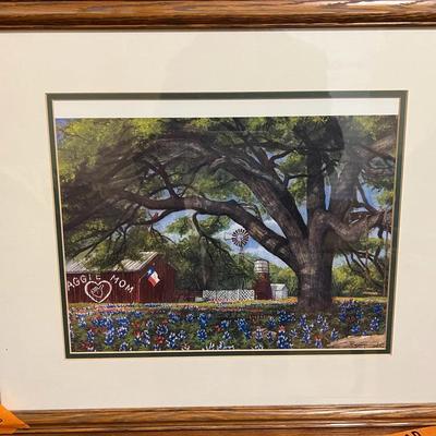 Benjamin Knox Aggie Mom Framed Print