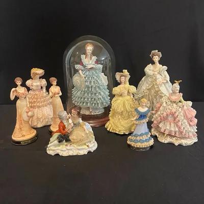Collection Of Porcelain Figurines