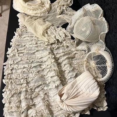 Vintage Delicate Women’s Clothing And Hats And Dress