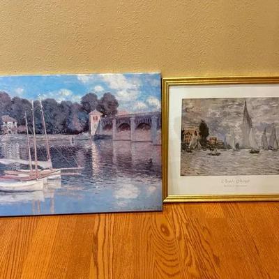 2 Claude Monet Prints