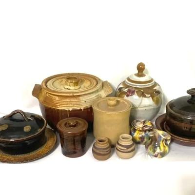 Large Pottery Lot, Many signed SEE photos
