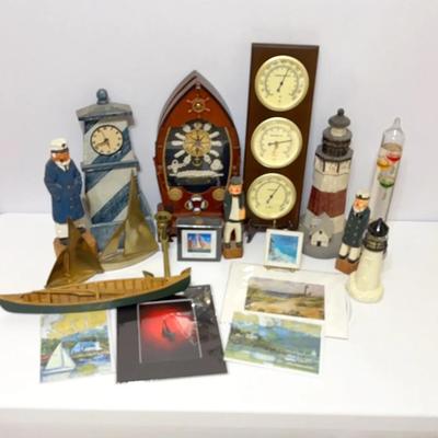 Nautical Decor: Boat, Art, Galileo Thermometer, SEE ALL PHOTOS