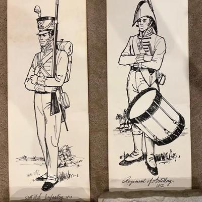 Set Of Sperry Military Art Prints 