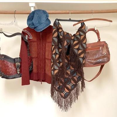 Groovy Vintage Suede Bohemian Outfit Lot