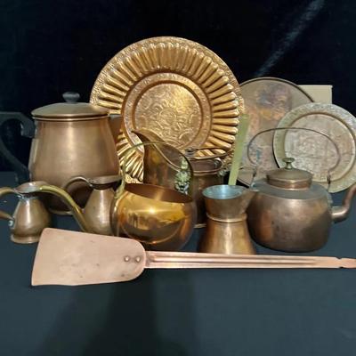Vintage Copper Kitchen Items 