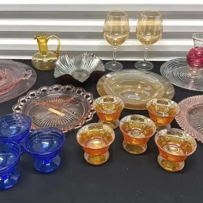 Carnival & Depression Glass + (1126)