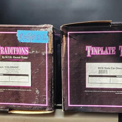 Tinplate Traditions State Cars COLORADO and NEW YORK 