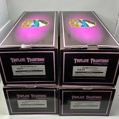 Tinplate Traditions by MTH - Tinplate Passenger Set, Orange