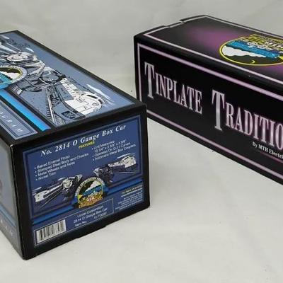 M.T.H. O-Gauge Flat Car & Box Car 