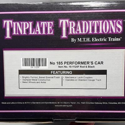 Tinplate Traditions (M.T.H. Trains)- Ives 6 Car Circus Set-NIB