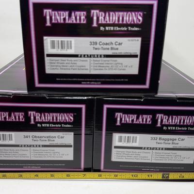 Tinplate traditions By MTH #s 332, 339, 341 
