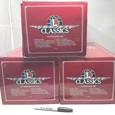 Lionel Classics - Three 300 Series Cars - NIB