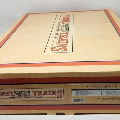 Lionel Electric Model Railroad Accessories - 4 Car O Gauge 2600 Series Set - Two Toned Blue