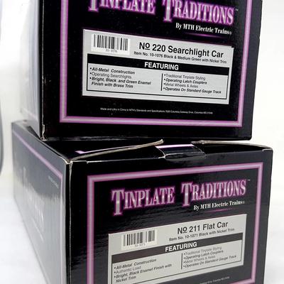 Tinplate Traditions #220 Searchlight And #211 Flat cars