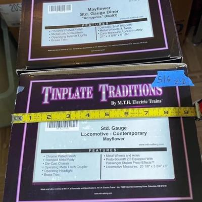 Tinplate Mayflower Locomotive And Annapolis Diner