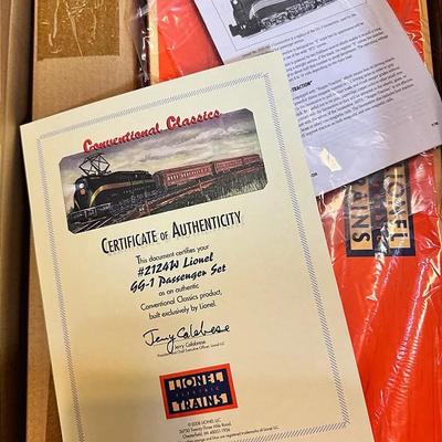 #2124 GG1 Passenger Set w/Locomotive 4 Cars 