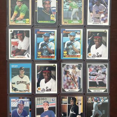 Hall Of Fame Rookie Baseball Cards. Jose Canseco O-Pee-Chee, Griffey Jr., and More