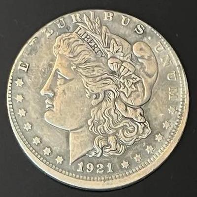 1921-D Morgan Silver Dollar
