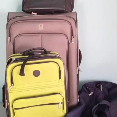 TravelPro Suitcase, Carlton Duffel Bag+ 2 other travel bags