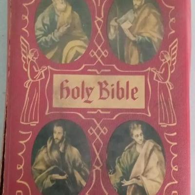Vintage Bible "Holy Angels Edition" Published in the 1950's