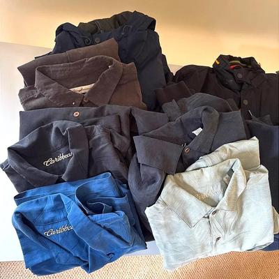 Men’s XXL, XL Shirts And Jackets, With LLB, North Face, Zips ++