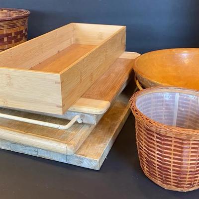 Wood & Wicker Kitchen Collection