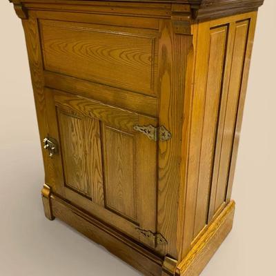 Antique Wooden Ice Box