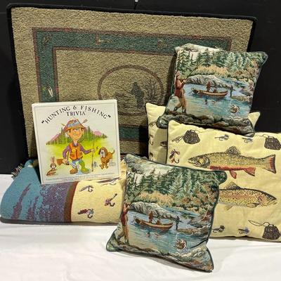 Collection Of Fishing Themed Home Decor