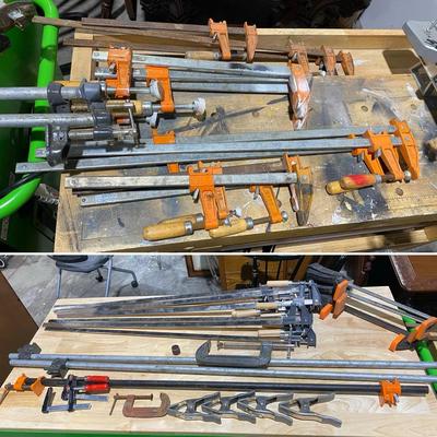 Collection of Clamps Large And Small 