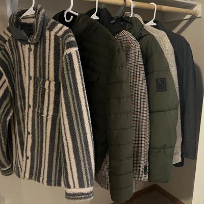 Men’s Outerwear, Ft. Karl Lagerfeld, Blue Industry, Levi’s, Zara & More ~ Large