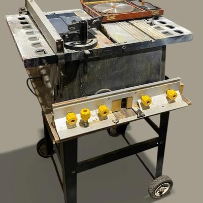 Table Saw On Stand + Attachments