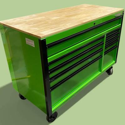 Green Husky Heavy Toolbox 