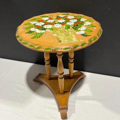 Hand Painted Accent Table