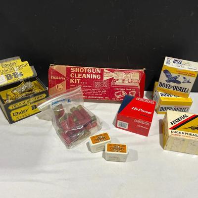 Outers Shotgun Cleaning Kit, Federal, Winchester Shotgun Shells & Daisy & Copperhead B-Bs