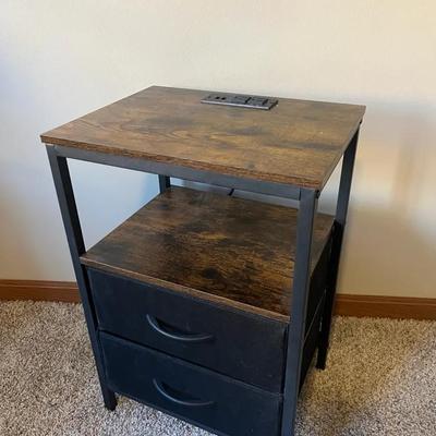 Nightstand W/ Charging Station & Outlets 
