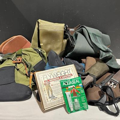 Assorted Fly Fishing Waders & More