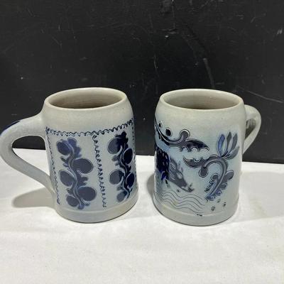 Vintage Schilz German Salt Glazed Stoneware Beer Stein Tankard