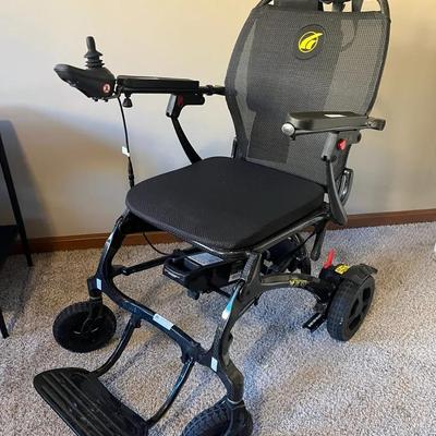 Golden Technologies Cricket Folding Power Wheelchair Like New  