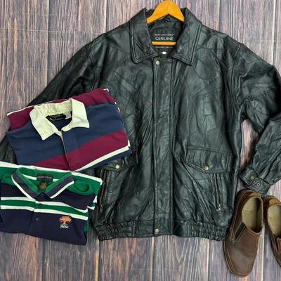 "Napoline” Jacket, Rugby Shirts and Shoes