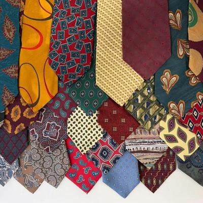 "Cristian Dior," "American," and Italian Made Ties