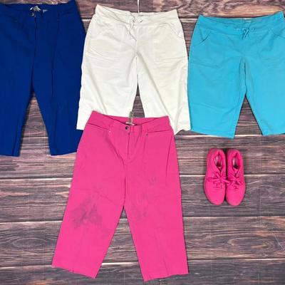 Capri and Hot Pink "Skechers" Ensemble 