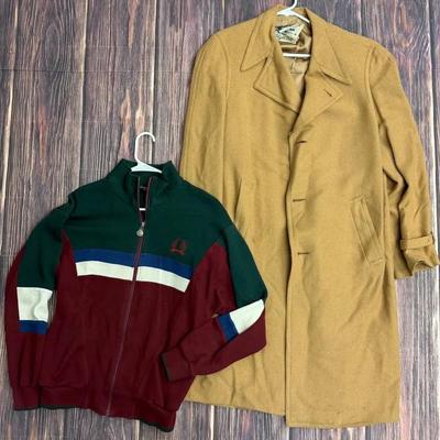 "Cristian Dior" Sweater and "Hickey-Freeman" Flight Coat  