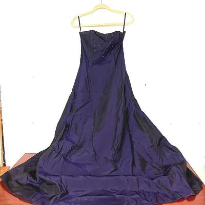 "Scott McClintock" Midnight Sparkle Gown