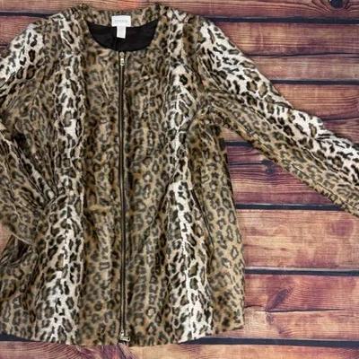 “Chico” Leopard Print Jacket