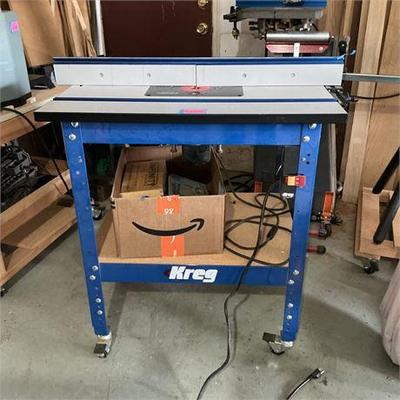 Sale Photo Thumbnail #25: Kreg Precision Router Table with Infinity Router Bits __ SPECIAL PICKUP INSTRUCTIONS  READ BEFORE BIDDING ____