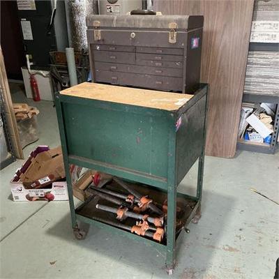 Sale Photo Thumbnail #18: Kennedy 520 Machinist Tool Chest on Rolling Workbench __ SPECIAL PICKUP INSTRUCTIONS � READ BEFORE BIDDING __