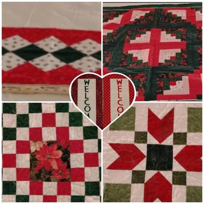Quilted Christmas Wall Hangings